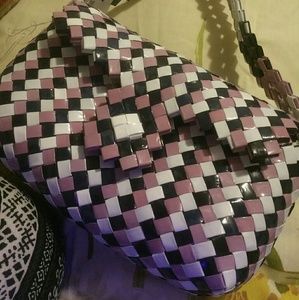 Handmade over the body origami purse